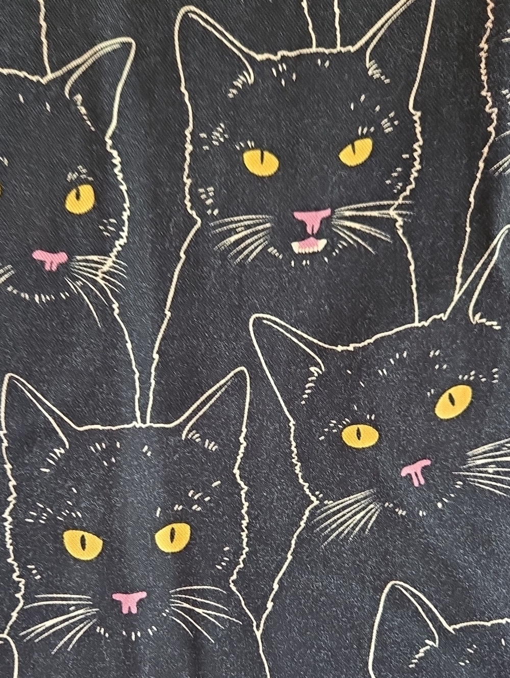 Dangerfield Modcloth Black Cat Mini Dress AU18 US14 - Picture 5 of 7